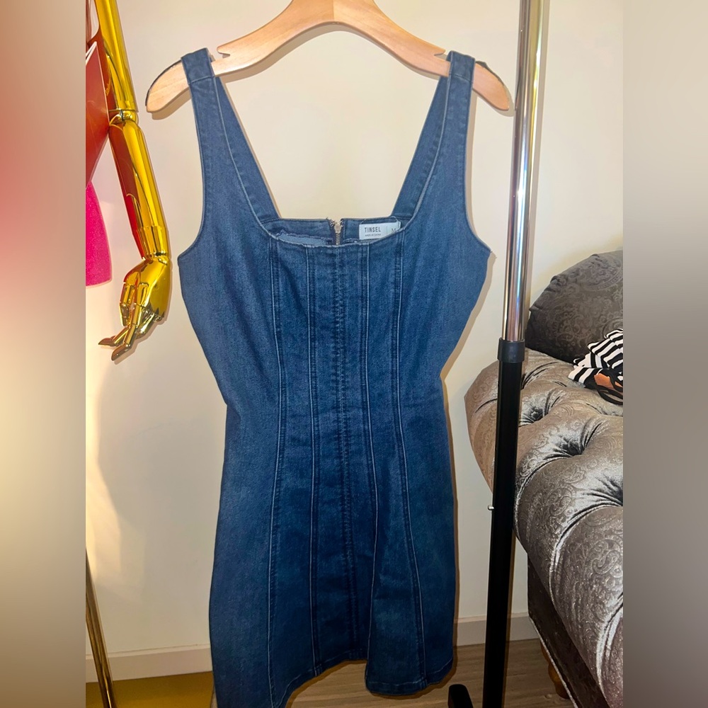 Blue Denim Dress - Picture 4 of 4